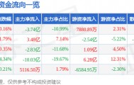 股票行情快报：中芯国际（688981）8月13日主力资金净卖出3.74亿元