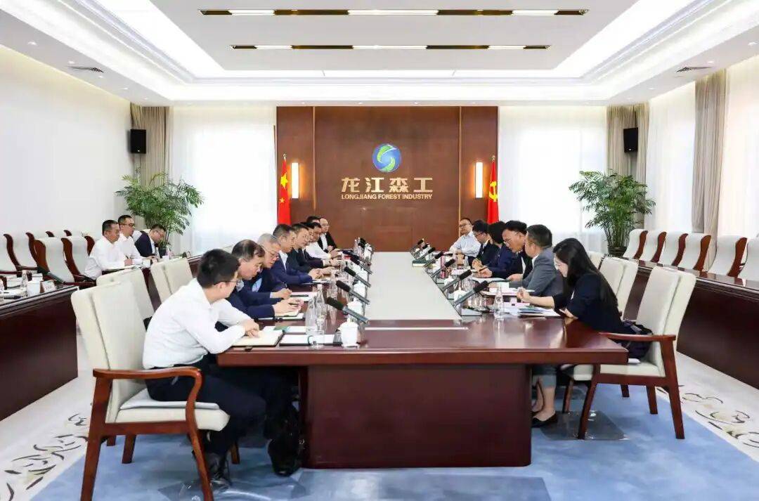 深圳证券交易所到龙江森工集团座谈交流