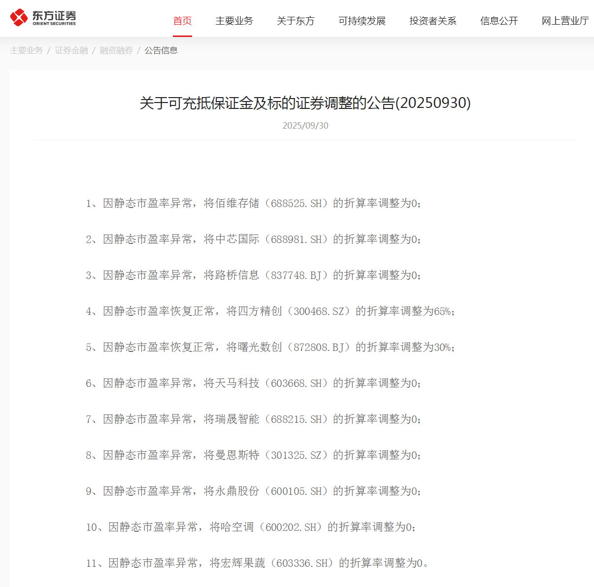 多家券商出手！中芯国际两融折算率降至0 ，还有这些大市值股票折算率为0